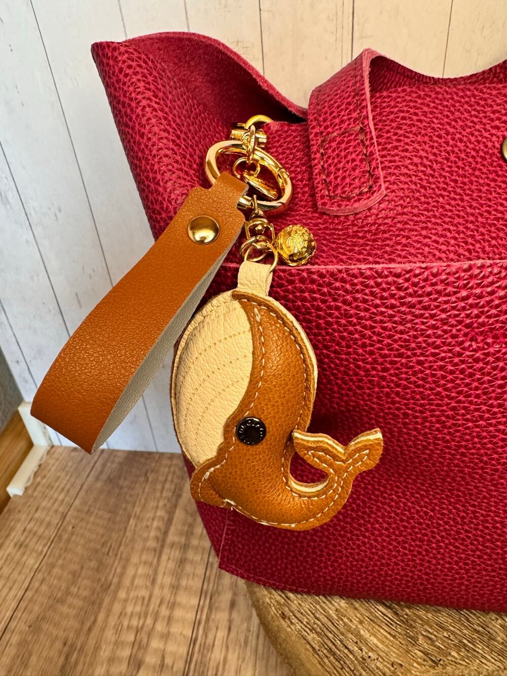 Brown Orca Bag Charm Whale Neutral Purse Charm Bag Flair FAST SHIP Orcas Ocean